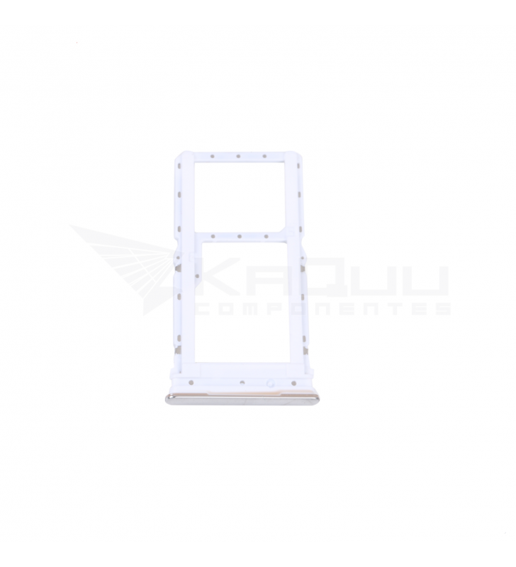 Bandeja Sim Dual para Motorola Moto G52 XT2221 Plata