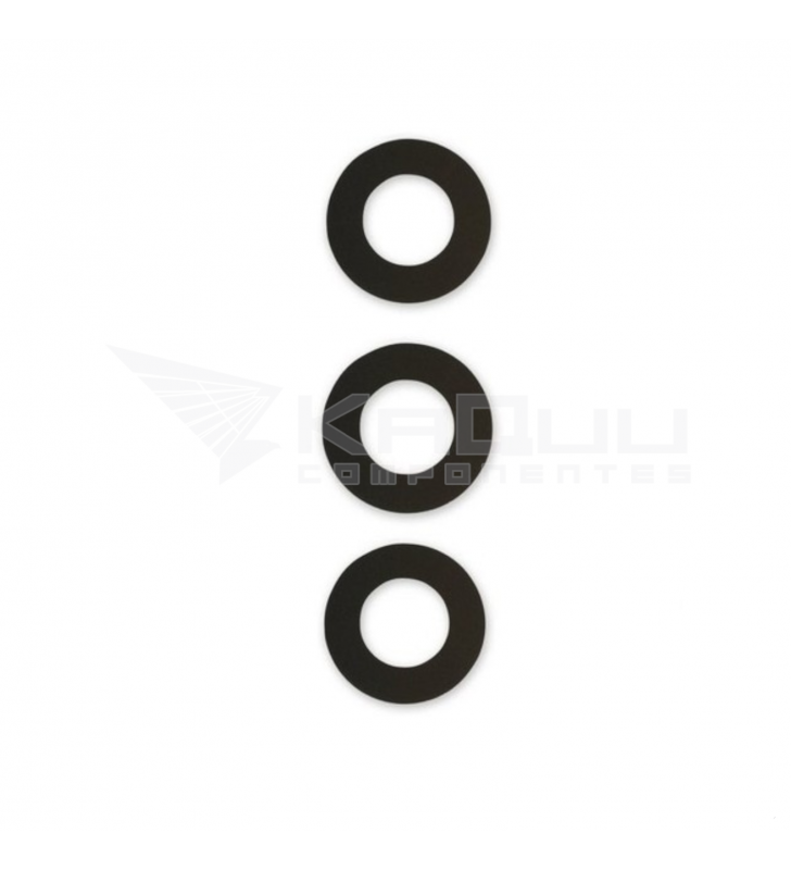 Set de 3 Cristal Cámara Lente para Motorola Moto G50 XT2137-1 Negro