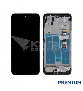 Pantalla Lcd para Motorola Moto G52 XT2221-1 Marco Negro Premium