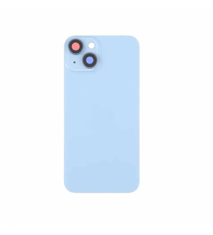 Tapa Trasera Completa para iPhone 14 Plus A2632 A2885 Azul