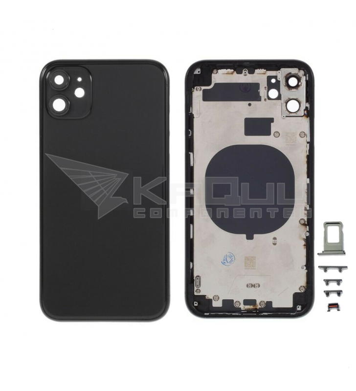 Chasis Carcasa Marco y Tapa para iPhone 11 A2111 Negro