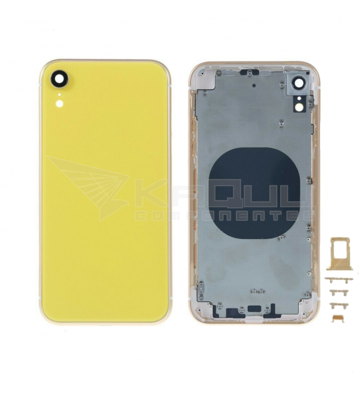 Chasis Carcasa Marco y Tapa para iPhone Xr A1984 A2105 A2106 A2108 Amarillo