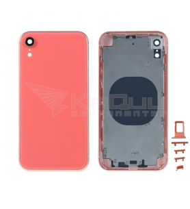 Chasis Carcasa Marco y Tapa para iPhone Xr A1984 A2105 A2106 A2108 Coral