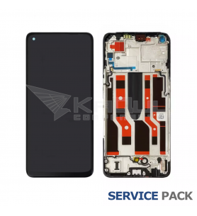 Pantalla Lcd Oppo Reno7 Lite CPH2343, Reno7 Z 5G 2022 CPH2343, Reno8 Lite CPH2343 Marco Negro 4130035 Service Pack