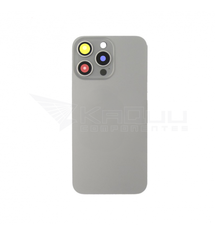 Tapa Trasera Completa para iPhone 15 Pro A2848 Gris