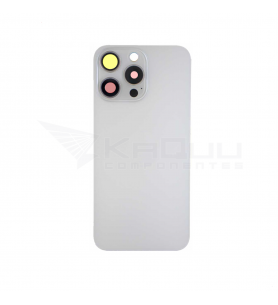 Tapa Trasera Completa para iPhone 15 Pro Max A2849 Blanco