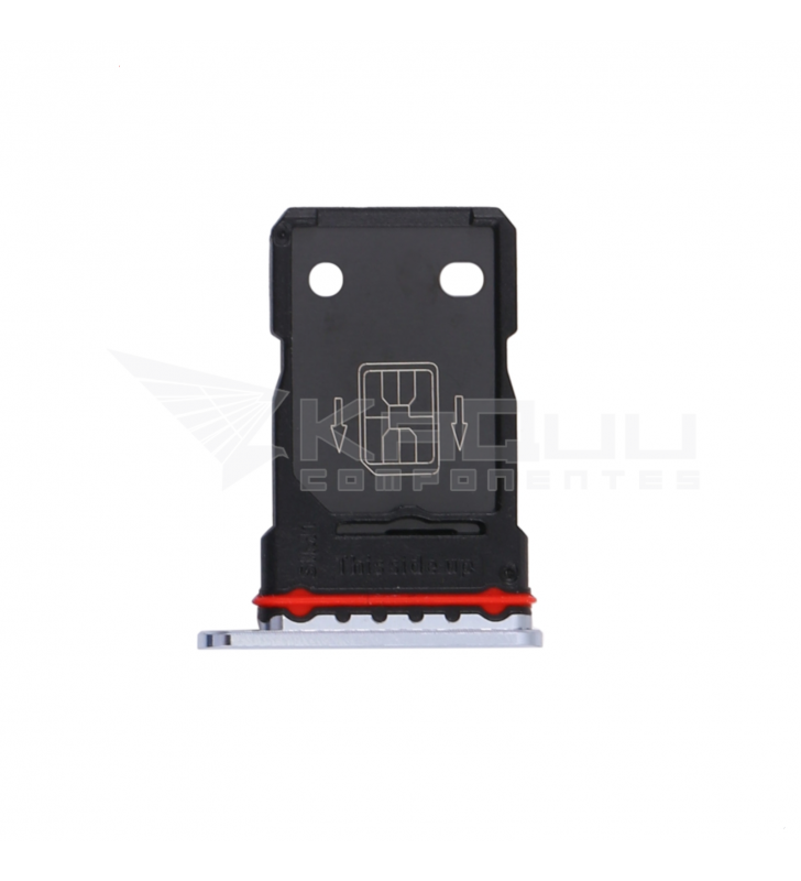 Bandeja Sim Dual para OnePlus 9 Pro LE2121 Plata