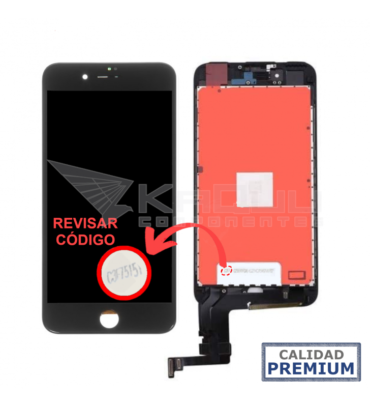 Pantalla Iphone 8 Plus Negra Lcd A1864 A1897 Premium Lg