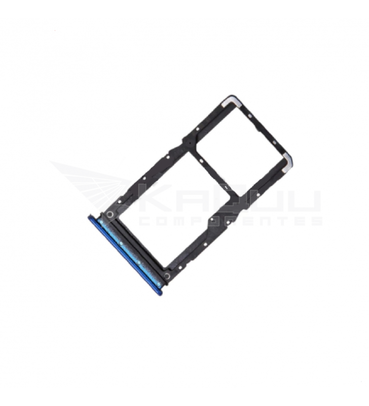 Soporte Bandeja Sim Micro Sd para Xiaomi Redmi Note 7, Note 7 Pro Azul