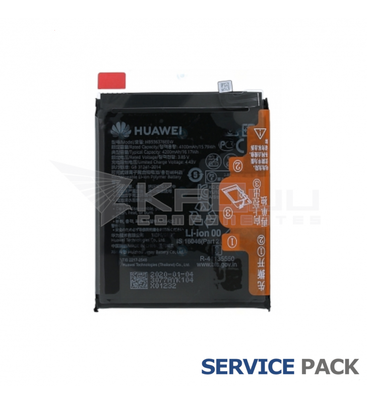 Batería 4200mAh HB536378EEW Huawei P40 Pro ELS-NX9 02353MET Service Pack