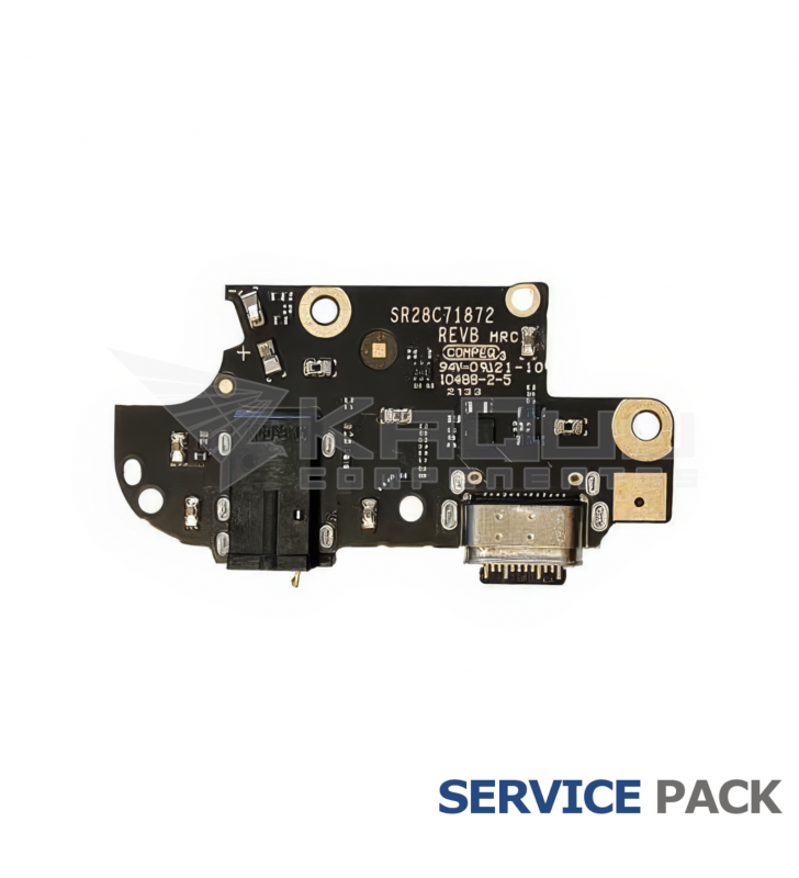 Módulo Conector Carga Tipo C Motorola Moto G 5G Plus XT2075 5P68C17006 Service Pack