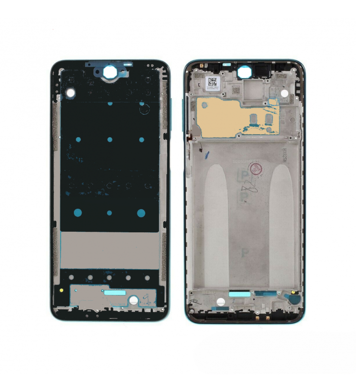 Carcasa o Marco Central Intermedio para Xiaomi Redmi Note 9 Pro M2003J6B2G, Note 9S M2003J6A1G Verde