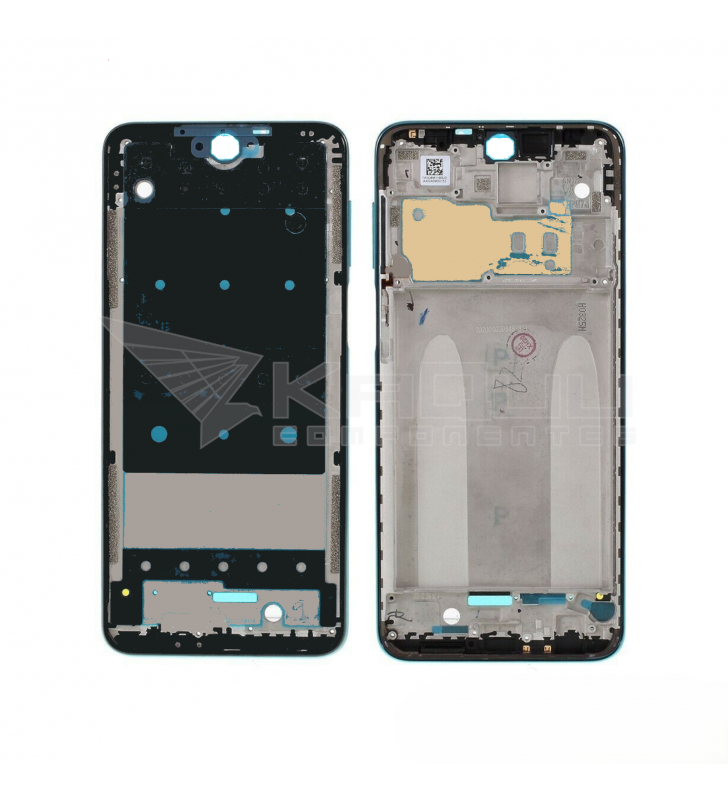 Carcasa o Marco Central Intermedio para Xiaomi Redmi Note 9 Pro M2003J6B2G, Note 9S M2003J6A1G Verde