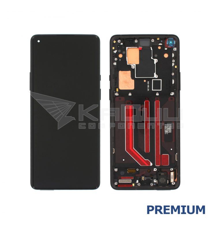 Pantalla Lcd para Oneplus 8 Pro IN2023 Marco Negro Premium
