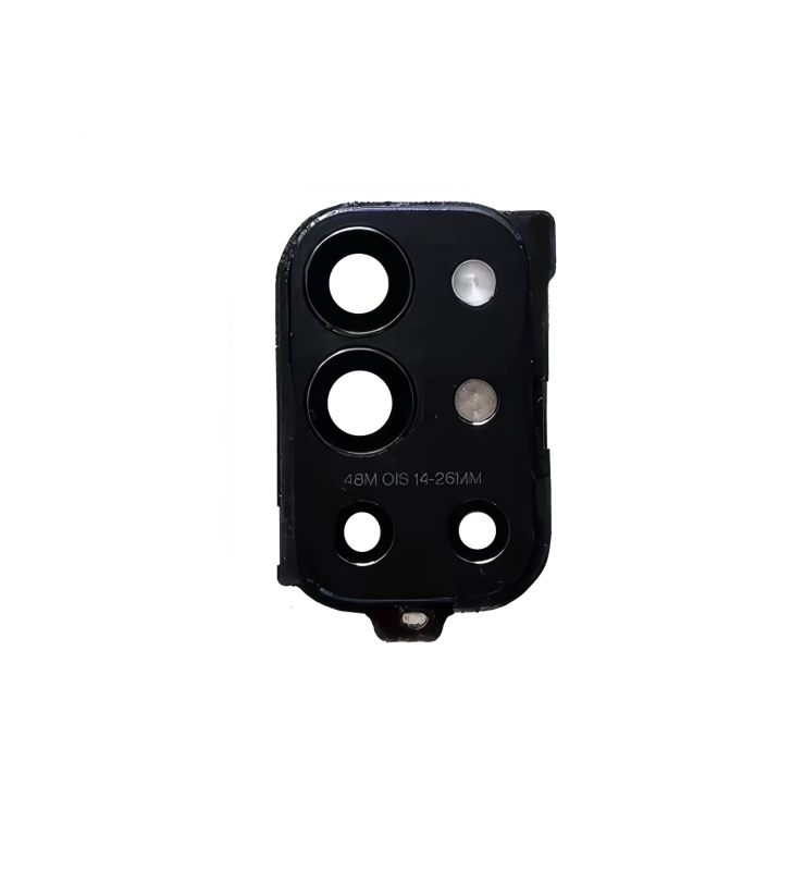 Embellecedor Cristal Cámara Lente para OnePlus 9R LE2101 Negro