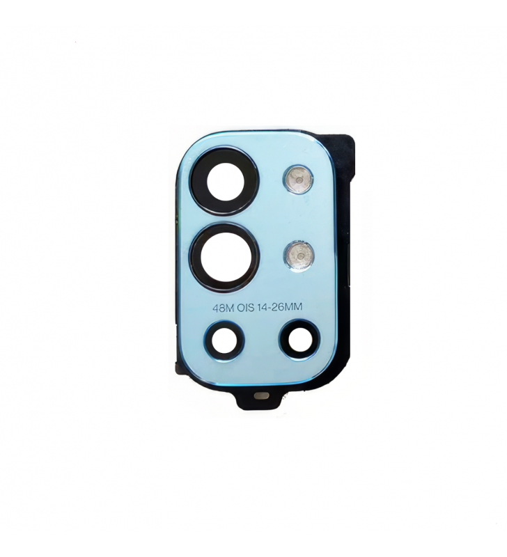 Embellecedor Cristal Cámara Lente para OnePlus 9R LE2101 Azul