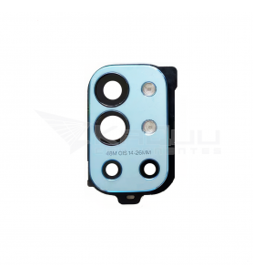 Embellecedor Cristal Cámara Lente para OnePlus 9R LE2101 Azul