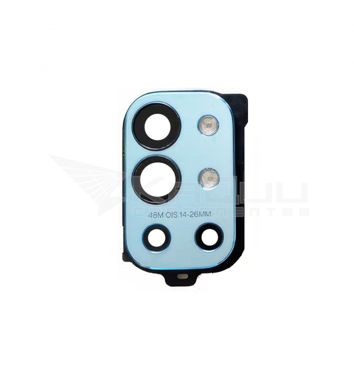Embellecedor Cristal Cámara Lente para OnePlus 9R LE2101 Azul