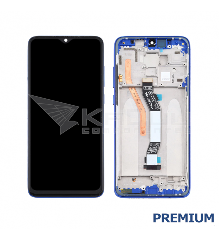 Pantalla Lcd para Xiaomi Redmi Note 8 Pro Single Sim M1906G7 Marco Azul Premium