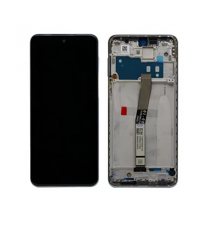 Pantalla Lcd para Xiaomi Redmi Note 9S M2003J6A1G, Note 9 Pro M2003J6B2G, Poco M2 Pro M2003J6CI Marco Negro Premium