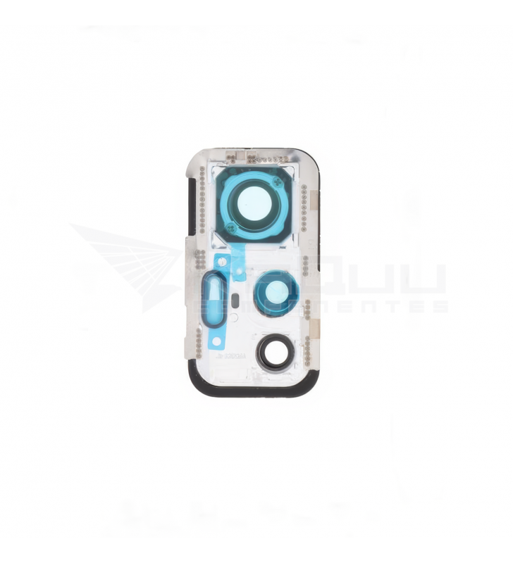Embellecedor Cristal Cámara Lente para Xiaomi 12 Lite 2203129G Negro