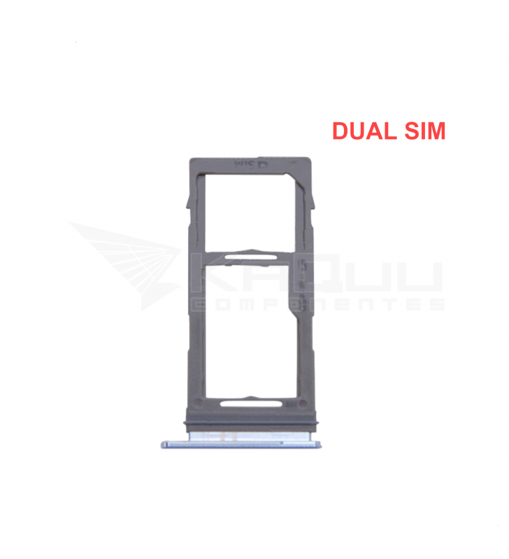 Soporte Bandeja Dual Sim para Samung Galaxy S10 G973F / S10 Plus G975F Azul