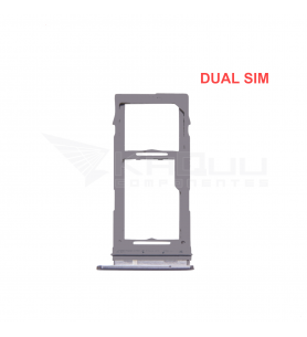 Soporte Bandeja Dual Sim para Samung Galaxy S10 G973F / S10 Plus G975F Prisma Negra
