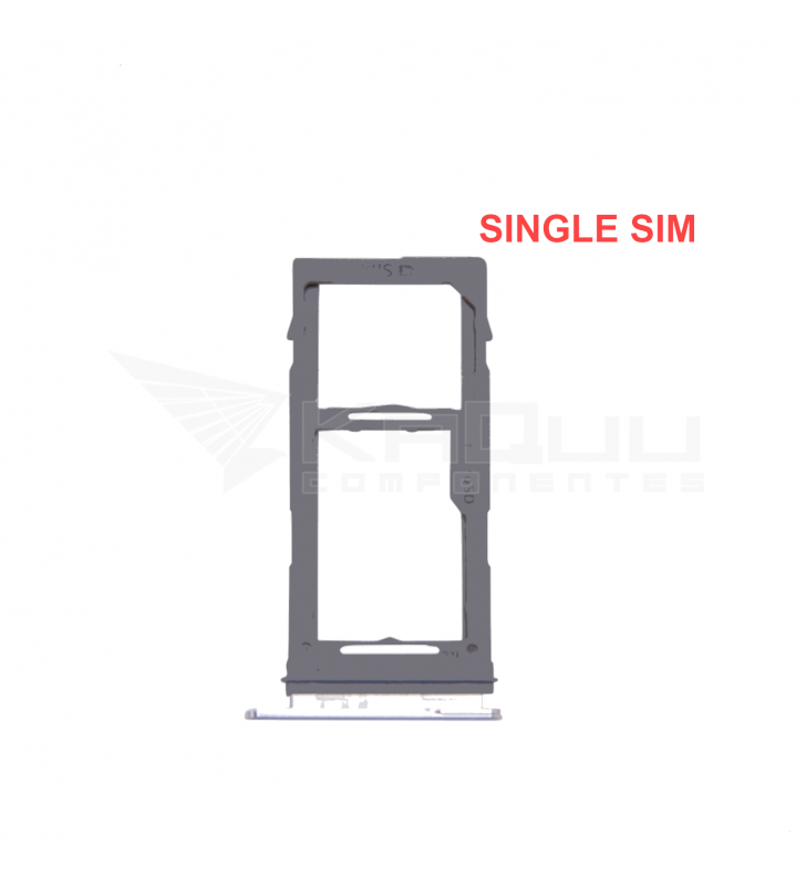 Soporte Bandeja Single Sim para Samung Galaxy S10 G973F / S10 Plus G975F Blanco