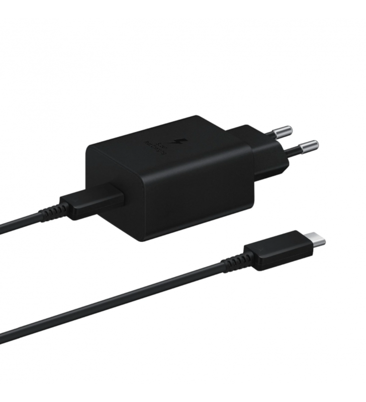 Cargador Samsung EP-T1510XBEGEU con Cable USB-C 1m 15W Carga Rápida Negro