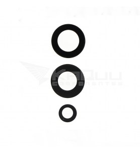 Set de 3 Cristal Cámara Lente para OnePlus Nord 2 5G DN2101 Negro