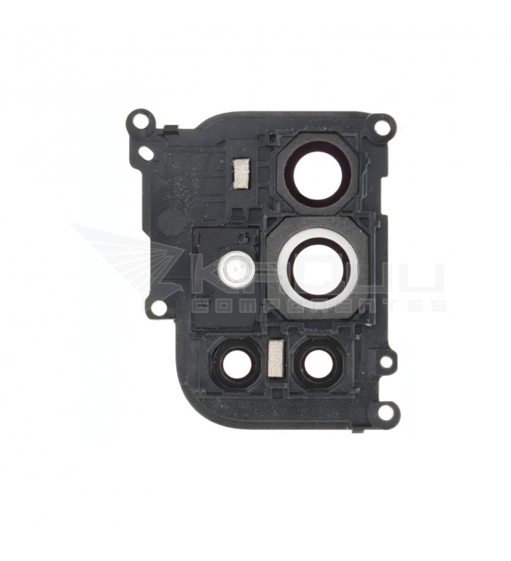 Embellecedor Cristal Cámara Lente para OnePlus Nord N10 5G BE2029 Negro