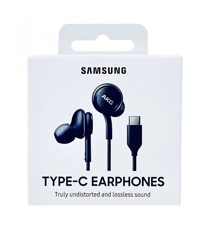 Auriculares Samsung EO-IC100 Usb Tipo C Sonido AKG Negro