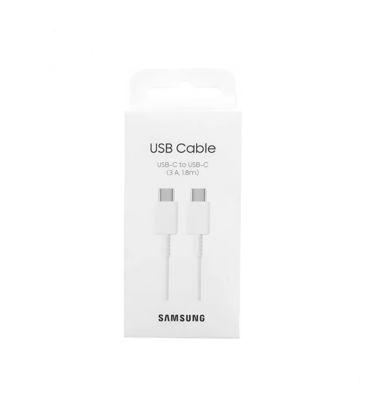 Cable Samsung EP-DX310JWEGEU USB-C 1.8m 25W Blanco