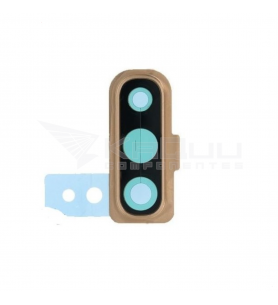 Embellecedor Cristal Cámara Lente para Samsung Galaxy A70 A705F Dorado