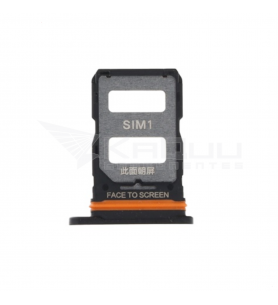 Bandeja Sim Dual para Xiaomi 12 Lite 2203129G Negro