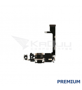 Flex conector carga para iPhone 11 Pro A2160 NEGRO PREMIUM