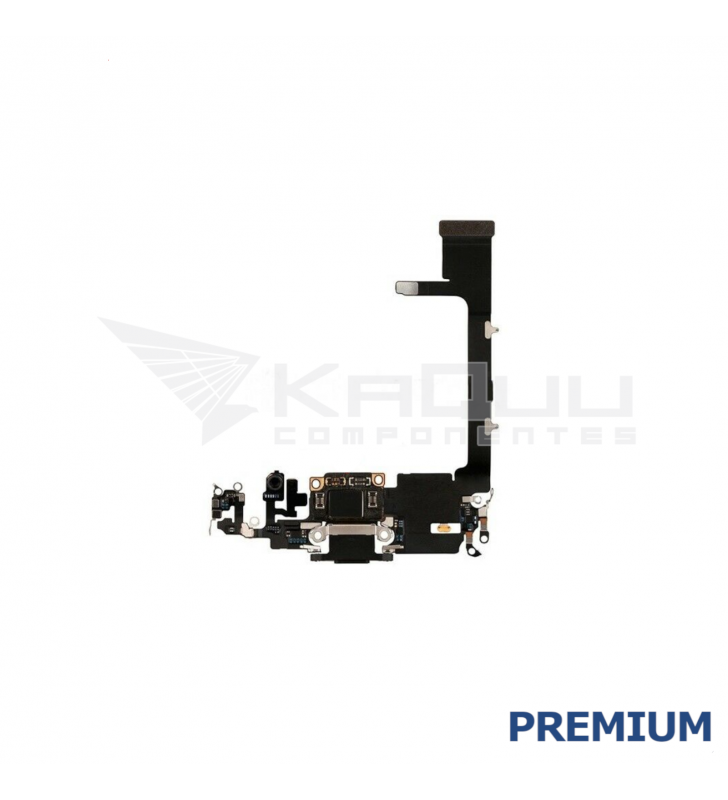Flex conector carga para iPhone 11 Pro A2160 NEGRO PREMIUM