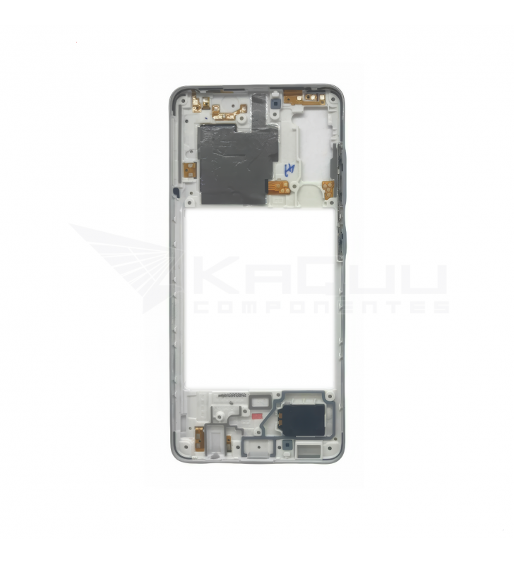 Chasis Marco Intermedio para Samsung Galaxy A41 A415F Blanco