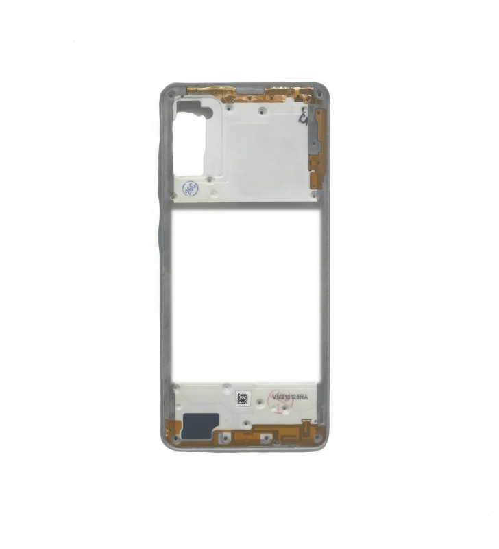 Chasis Marco Intermedio para Samsung Galaxy A41 A415F Blanco