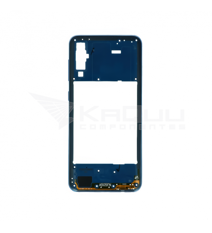 Chasis Marco Intermedio para Samsung Galaxy A50 A505F Azul