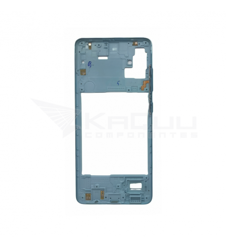 Chasis Marco Intermedio para Samsung Galaxy A51 A515F Azul