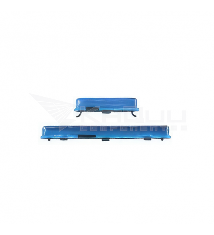 Set Botón Encendido Volumen para Samsung Galaxy A20 A205, A30 A305, A40 A405, A50 A505, A70 A705 Azul