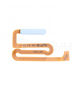 Flex Lector Huella Botón Power para Samsung Galaxy A13 A135F, A13 5G A136B, A13 2022 A137F Azul Claro