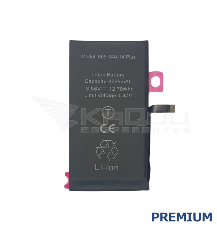 Batería 4325mAh para iPhone 14 Plus A2632 A2885 Premium