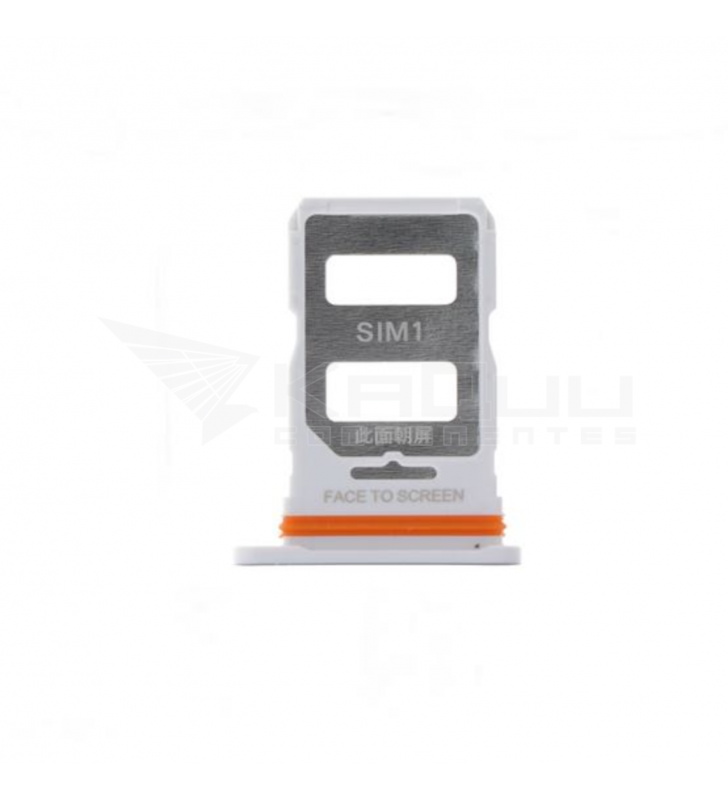 Bandeja Sim Dual para Xiaomi 13 Lite Blanco