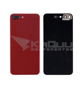 Tapa Trasera con Lente para iPhone 8 Plus A1864 Rojo