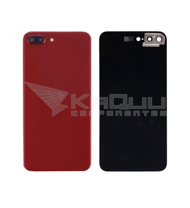 Tapa Trasera con Lente para iPhone 8 Plus A1864 Rojo