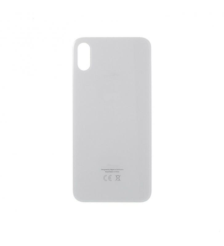 Tapa Trasera Agujero Grande para iPhone Xs Max A1921 Blanco