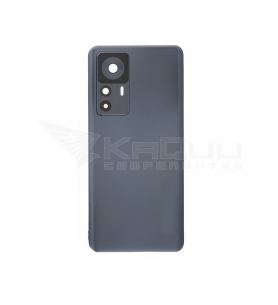 Tapa Trasera con Lente para Xiaomi 12T 22071212AG Negro