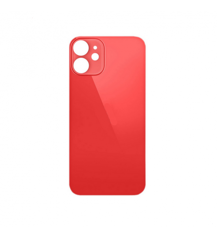 Tapa Trasera Agujero Grande para iPhone 12 Mini A2176 A2398 Rojo